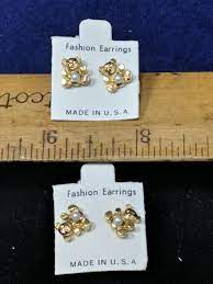 mixed gold tone vine earrings sets