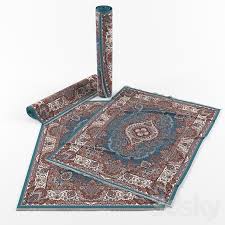 persian rug carpets 3d model