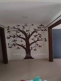 Family Tree Wall Painting With Birds