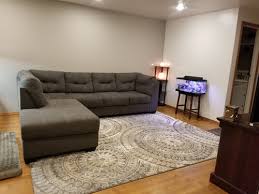 rug color for charcoal gray couch