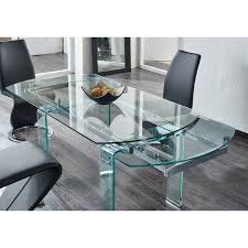 Aedel Extendable Glass Dining Table