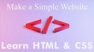 create a simple using html and css