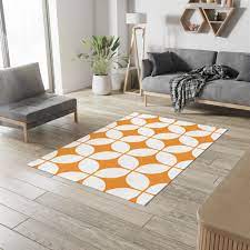 mid century modern rug 60s style