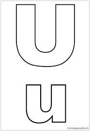 You can use our amazing online tool to color and edit the following letter u coloring pages. Capital And Small Letter U Coloring Pages Alphabet Coloring Pages Coloring Pages For Kids And Adults