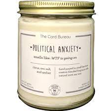 We did not find results for: Political Anxiety Soy Candle The Card Bureau