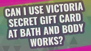 victoria secret gift card at bath