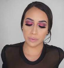 two in one valentines day makeup look