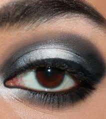 stunning black and white eye makeup tutorial with deled steps and pictures