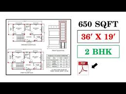 650 Sqft House Plan Idea 36 X 19 2