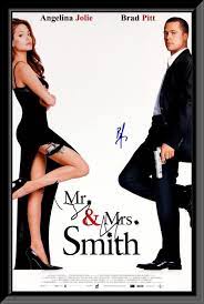 M. et Mme Smith Angelina Jolie et Brad Pitt signé affiche du - Etsy France