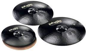 Red, blue, purple and black. Paiste Cymbal Set Color Sound 900 Black Universal Station Music