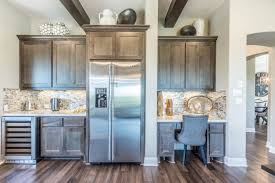 driftwood gray stained cabinets
