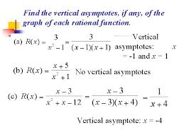 How to find a vertical asymptote. Rational Functions A Rational Function Is A Function