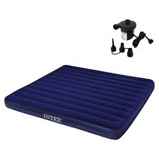 intex inflatable air bed with electric