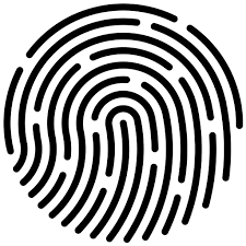 finger print id touch touch id icon