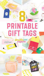 8 colorful free printable gift s