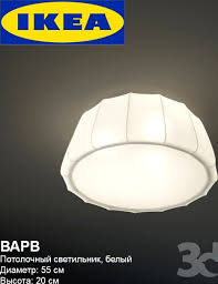 Ceiling Lamp Ikea Ikea Varv Varva 3d Model
