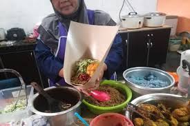 Gulai ayam nasi berlauk kelantan. Bernama Nasi Berlauk Gulai Ikan Ayo Mok Su Masakan Ori Kelantan