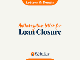 loan closure authorization letter 4