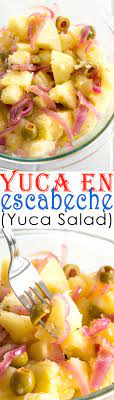 puerto rican pickled yuca salad