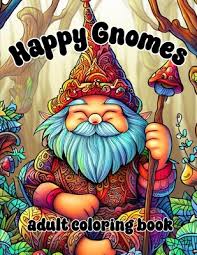happy gnomes coloring book paperback