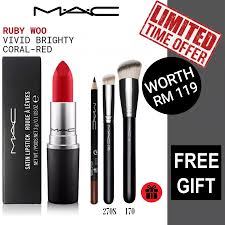 full size mac lipstick 707 ruby woo
