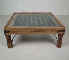 Rectangular Table Wood Wrought Iron