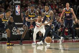 The portland trail blazers visit the denver nuggets wednesday night at the pepsi center in game 2 of the western conference semifinals. Nuggets Beat Trail Blazers For Fifth Straight Win