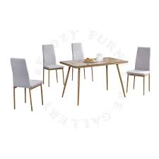 Carlin 1 Tempered Glass Dining Set