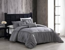 grey queen comforter set