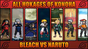 All Hokages of Konoha - Bleach Vs Naruto 3.3 (Modded) - YouTube