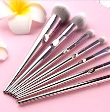 otwoo chrome makeup brushes pouch o