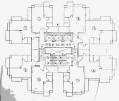 architectural floor plan vector for