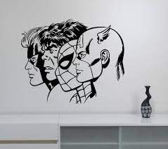 Superheroes Wall Decal Vinyl Sticker