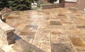 Stamped Concrete Patio Ideas Walkers