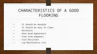 ppt best ppt on flooring and its types