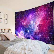 Colorful Starry Sky Nebula Galaxy