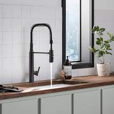 single handle pull down kitchen faucet