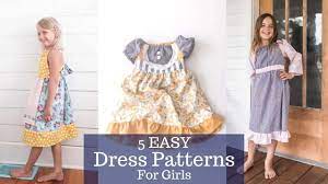 5 easy dress patterns for s