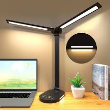 led desk l with night light office