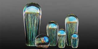 Glass Jellyfish Sculptures Are