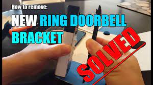 How to Remove Bracket Cover from All New Ring Doorbell | NO TOOLS REQUIRED  - YouTube