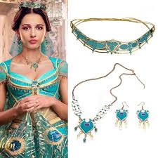 aladdin princess jasmine necklace gold