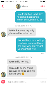 tinder pickup lines that work every