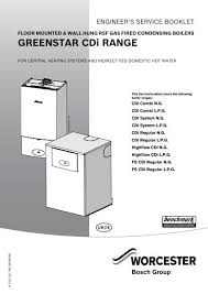 greenstar cdi service booklet for