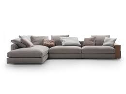 harper sectional fabric sofa with