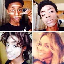 guys posting makeup transformation pics