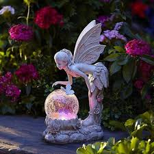 Fairy Angel Girl Outdoor Garden Solar