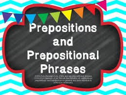 This Set Includes Activities For Prepositions And