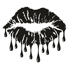 dripping lips svg png in usa